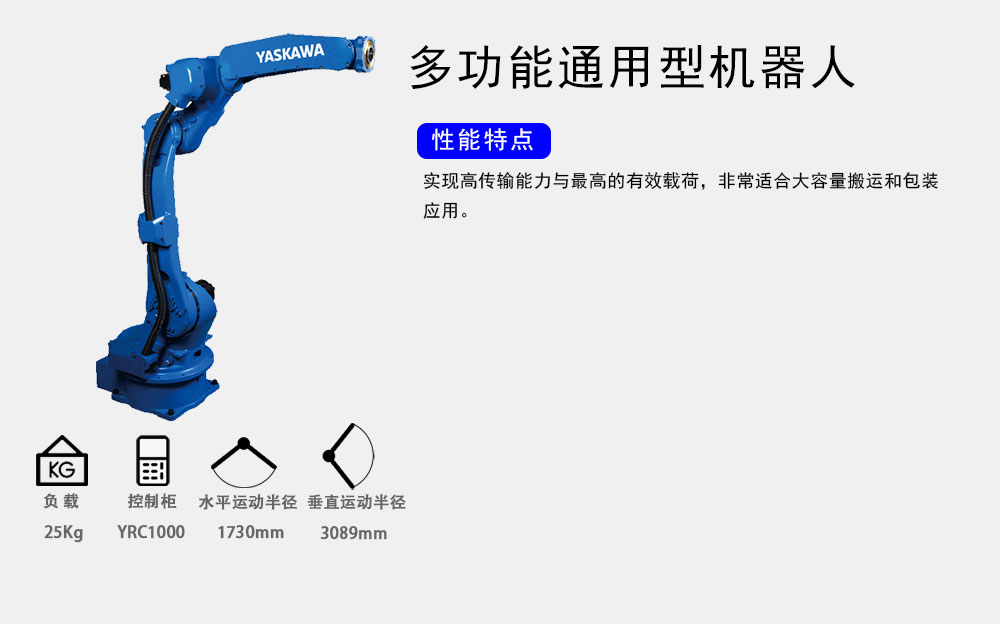 安川GP25-YRC1000 安川GP25-YRC1000安川代理商 安川调试保养 第1张